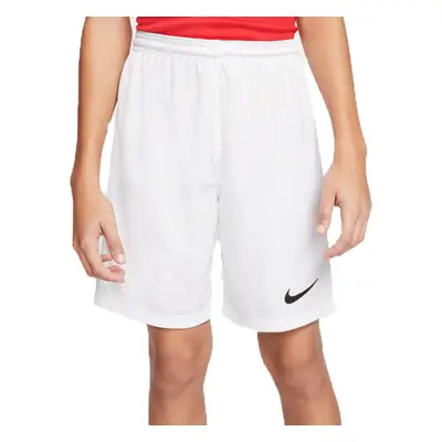 Nike DRI-FIT PARK Chlapecké fotbalové kraťasy, bílá, velikost