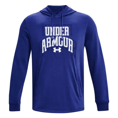 Under Armour RIVAL TERRY GRAPHIC Pánská mikina, modrá, velikost