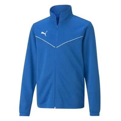 Puma TEAMRISE TRAINING POLY JACKET Chlapecká mikina, modrá, velikost