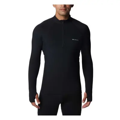 Columbia MIDWEIGHT STRETCH LONG SLEEVE HALF ZIP Pánské funkční tričko, černá, velikost