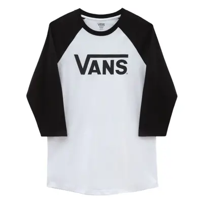 Vans CLASSIC VANS RAGLAN-B Pánské tričko, bílá, velikost