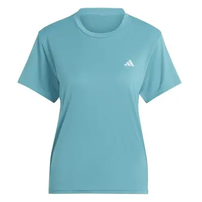 adidas RUN IT TEE Dámské běžecké tričko, světle modrá, velikost