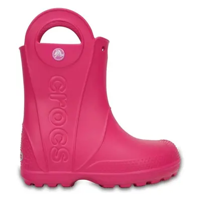 Crocs HANDLE IT RAIN BOOT KIDS Dětské holínky, růžová