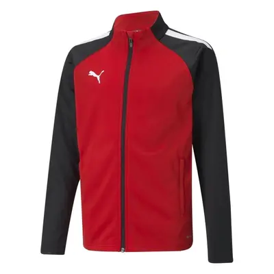 Puma TEAMLIGA TRAINING JACKET JR Chlapecká mikina, červená, velikost