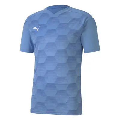 Puma TEAMFINAL GRAPHIC JERSEY TEE Pánské sportovní triko, modrá, velikost