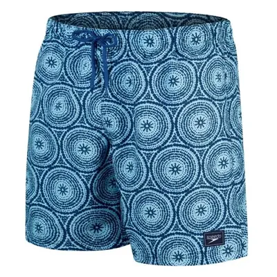 Speedo PRINTED LEISURE WATERSHORT Pánské koupací kraťasy, modrá, velikost