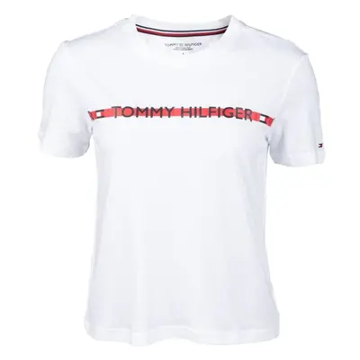 Tommy Hilfiger SS TEE Dámské tričko, bílá, velikost