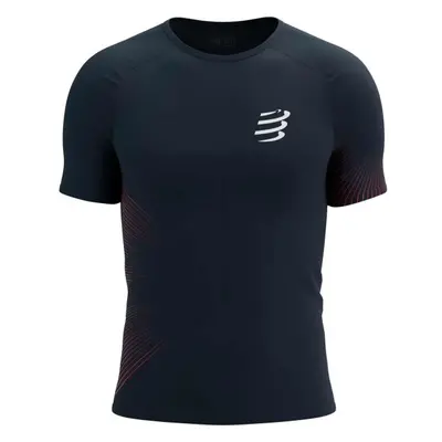 Compressport PERFORMANCE SS TSHIRT Pánské běžecké triko, černá, velikost