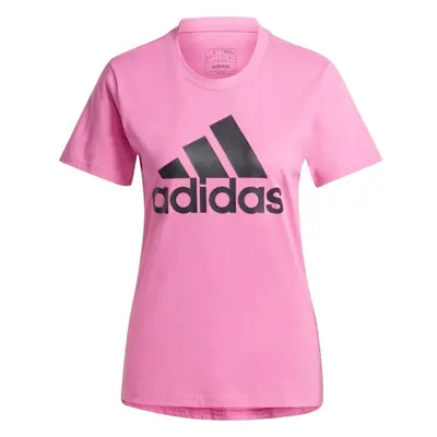 adidas LOUNGEWEAR ESSENTIALS LOGO Dámské tričko, růžová, velikost