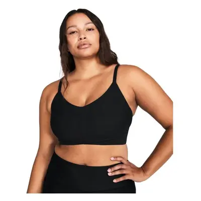 Under Armour MERIDIAN RIB BRALETTE Dámská sportovní podprsenka, černá, velikost