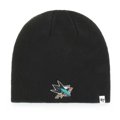 47 BKB NHL SAN JOSE SHARKS BEANIE Klubová zimní čepice, černá, velikost