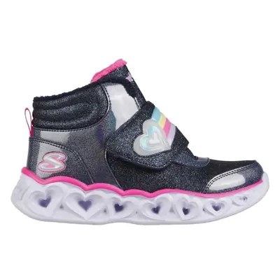 Skechers HEART LIGHTS - BRILLIANT RAINBOW Dívčí zimní boty, tmavě modrá, velikost