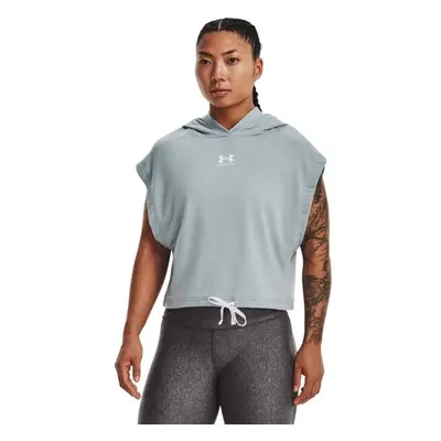 Under Armour RIVAL TERRY Dámská fitness mikina, světle modrá, velikost