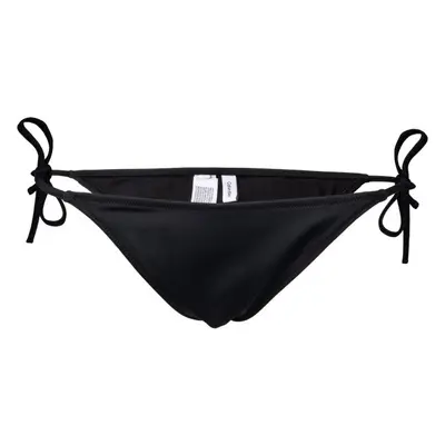 Calvin Klein INTENSE POWER-S-STRING SIDE TIE CHEEKY BIKINI Dámský spodní díl plavek, černá, veli