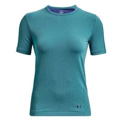 Under Armour RUSH SEAMLESS Dámské tričko, tyrkysová, velikost