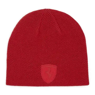 Puma FERRARI STYLE BEANIE Zimní čepice, červená, velikost