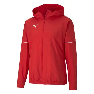 Puma TEAM GOAL RAIN JACKET Pánská sportovní bunda, červená, velikost