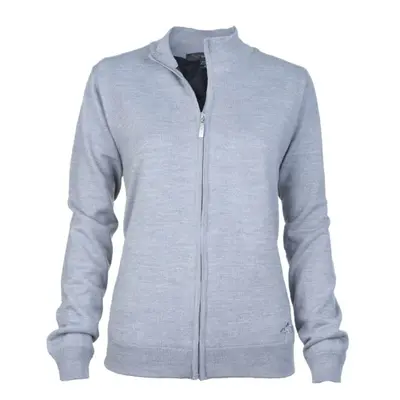 GREGNORMAN MERINO (50:50) LINED FULL-ZIP Dámský svetr, šedá, velikost