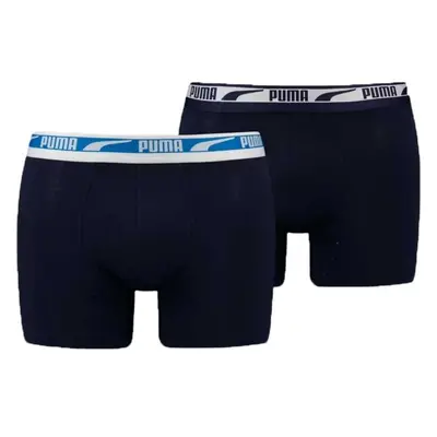 Puma MEN MULTI LOGO BOXER 2P Pánské boxerky, mix, velikost