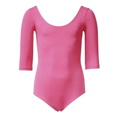 PAPILLON LEOTARD 3/4 SLEEVES Dětský gymnastický trikot, růžová, velikost