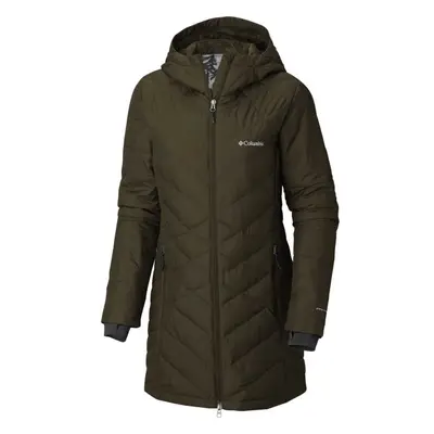 Columbia HEAVENLY HOODED LONG JACKET Dámská prodloužená bunda, khaki, velikost