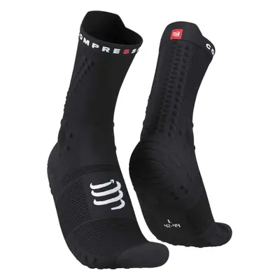 Compressport PRO RACING SOCKS v4.0 TRAIL Běžecké ponožky, černá, velikost