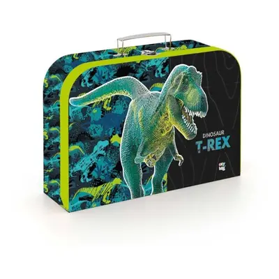 Oxybag PREMIUM DINOSAURUS Dětský kufřík, zelená, velikost