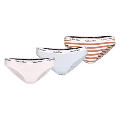 Calvin Klein 3PK BIKINI Dámské kalhotky, bílá, velikost