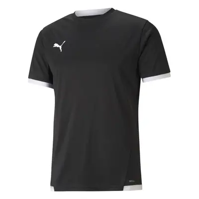 Puma TEAM LIGA JERSEY TEE Pánské fotbalové triko, černá, velikost