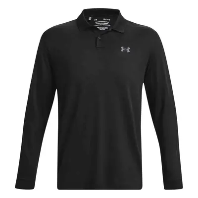 Under Armour PERFORMANCE 3.0 LS POLO Pánské tričko, černá, velikost