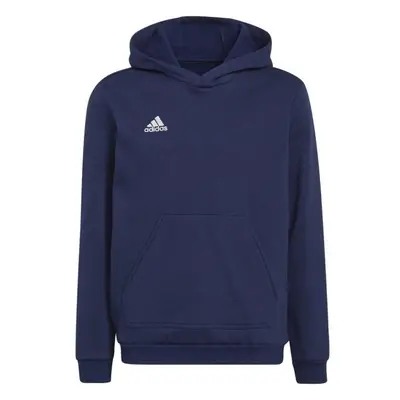 adidas ENTRADA SWEAT HOODIE Juniorská fotbalová mikina, tmavě modrá, velikost