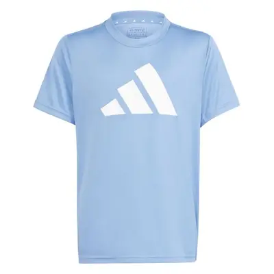 adidas TRAIN ESSENTIALS TEE Chlapecké tričko, světle modrá, velikost