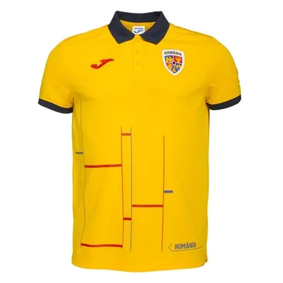 Joma FED. FUTBOL RUMANÍA FREE TIME SHORT SLEEVE POLO Pánské polo triko, žlutá, velikost