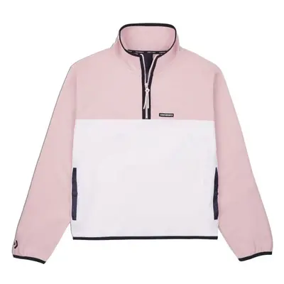 Converse POPOVER 1/2 ZIP TOP Dámská mikina, růžová, velikost