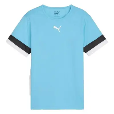 Puma INDIVIDUALRISE JERSEY TEE Chlapecké fotbalové triko, světle modrá, velikost