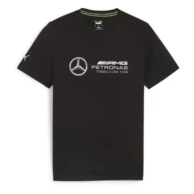 Puma MERCEDES-AMG PETRONAS F1 ESSENTIALS LOGO TEE Pánské triko, černá, velikost