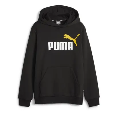 Puma ESSENTIALS + BIG LOGO HOODIE Chlapecká mikina, černá, velikost