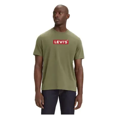 Levi's® SS RELAXED FIT TEE Pánské tričko, khaki, velikost