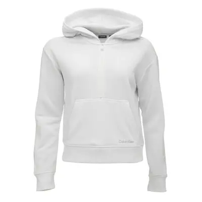 Calvin Klein PW - 1/2 ZIP HOODIE Dámská mikina, bílá, velikost