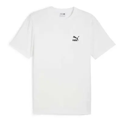 Puma CLASSICS SMALL LOGO TEE Pánské triko, bílá, velikost