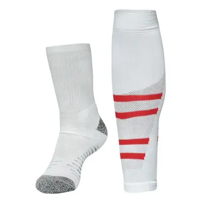 Puma TEAM SKS GRAPHIC SOCKS PROMO Fotbalové štulpny, bílá, velikost