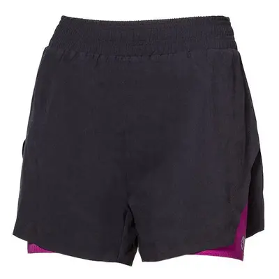 PROGRESS CARRERA SHORTS Dámské sportovní šortky 2v1, černá, velikost