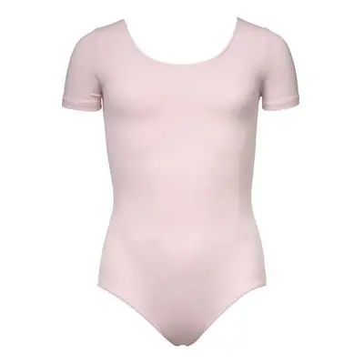 PAPILLON LEOTARD SHORT SLEEVES Dětský baletní trikot, růžová, velikost