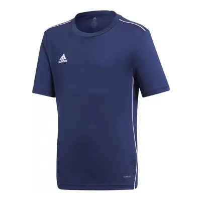 adidas CORE JERSEY Juniorský fotbalový dres, tmavě modrá, velikost