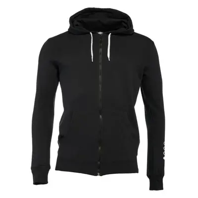 Umbro TERRACE ZIP HOODIE Pánská mikina, černá, velikost