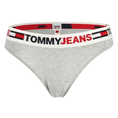 Tommy Hilfiger TOMMY JEANS ID-THONG Dámská tanga, šedá, velikost