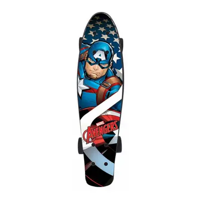 Disney CAPITAIN AMERIKA Skateboard, černá, velikost