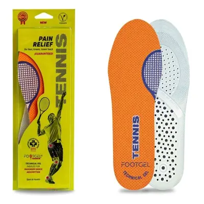 FOOTGEL TENNIS Gelové vložky, oranžová, velikost