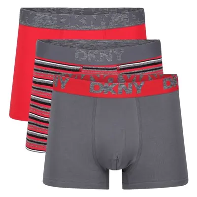 DKNY NASH Pánské boxerky, šedá, velikost