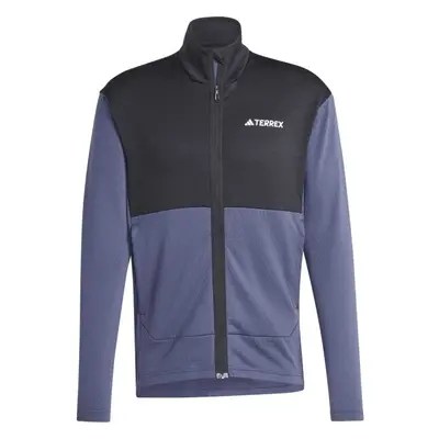 adidas TERREX MULTI LIGHT FLEECE Pánská bunda, tmavě modrá, velikost